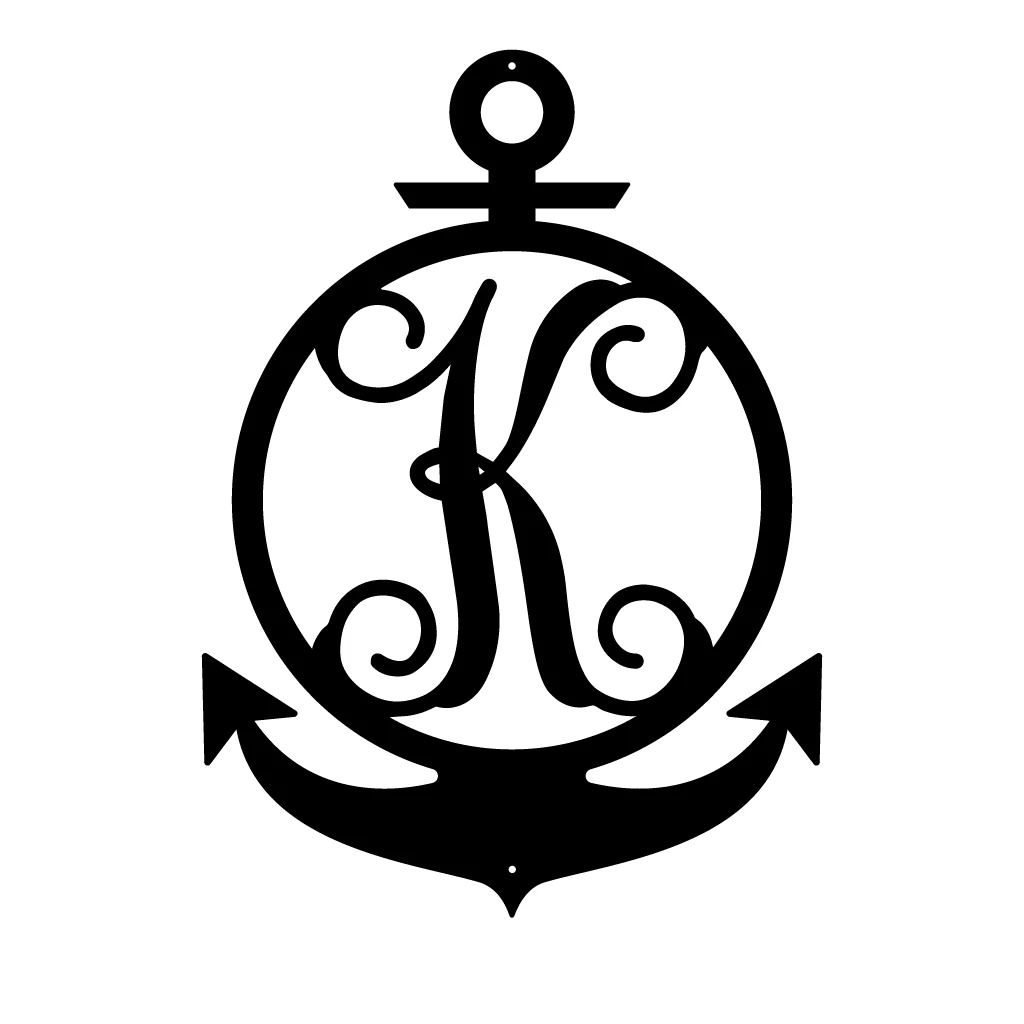 Anchor Initial Monogram - Image 15