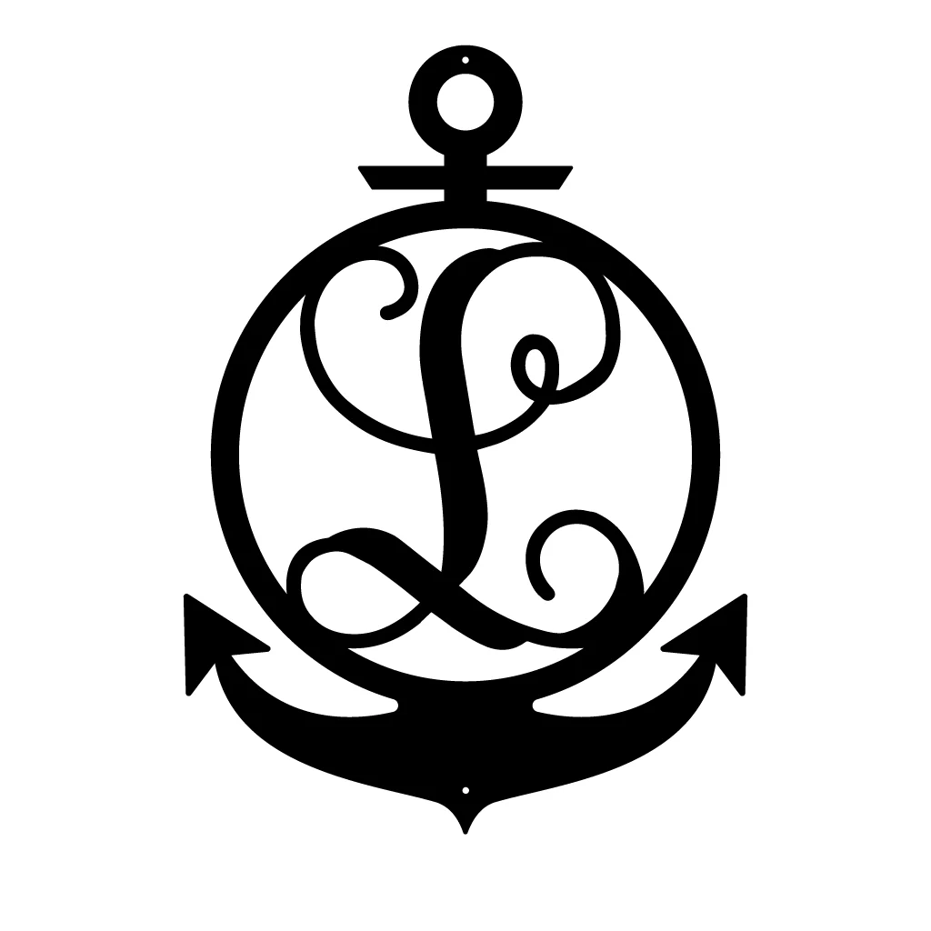 Anchor Initial Monogram - Image 16