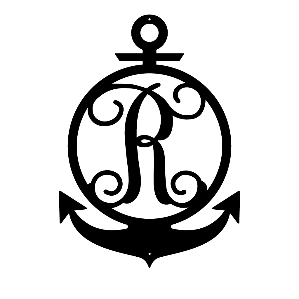 Anchor Initial Monogram - Image 22