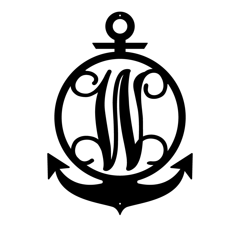 Anchor Initial Monogram - Image 27