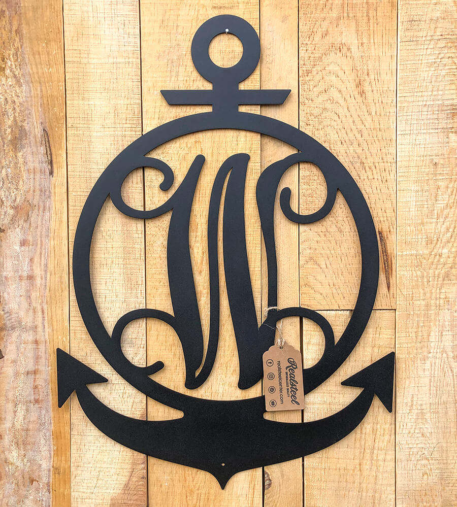 Anchor Initial Monogram - Image 4