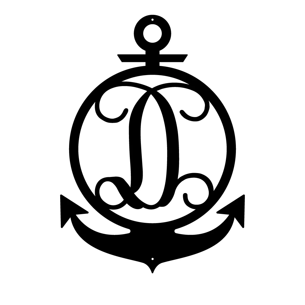 Anchor Initial Monogram - Image 8