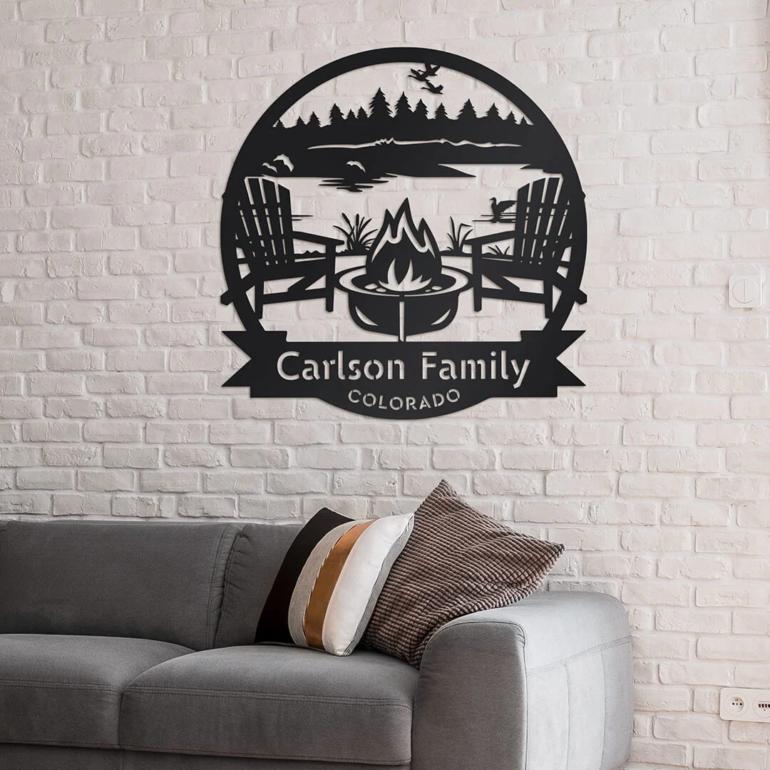 Personalized Campfire Monogram - Image 6