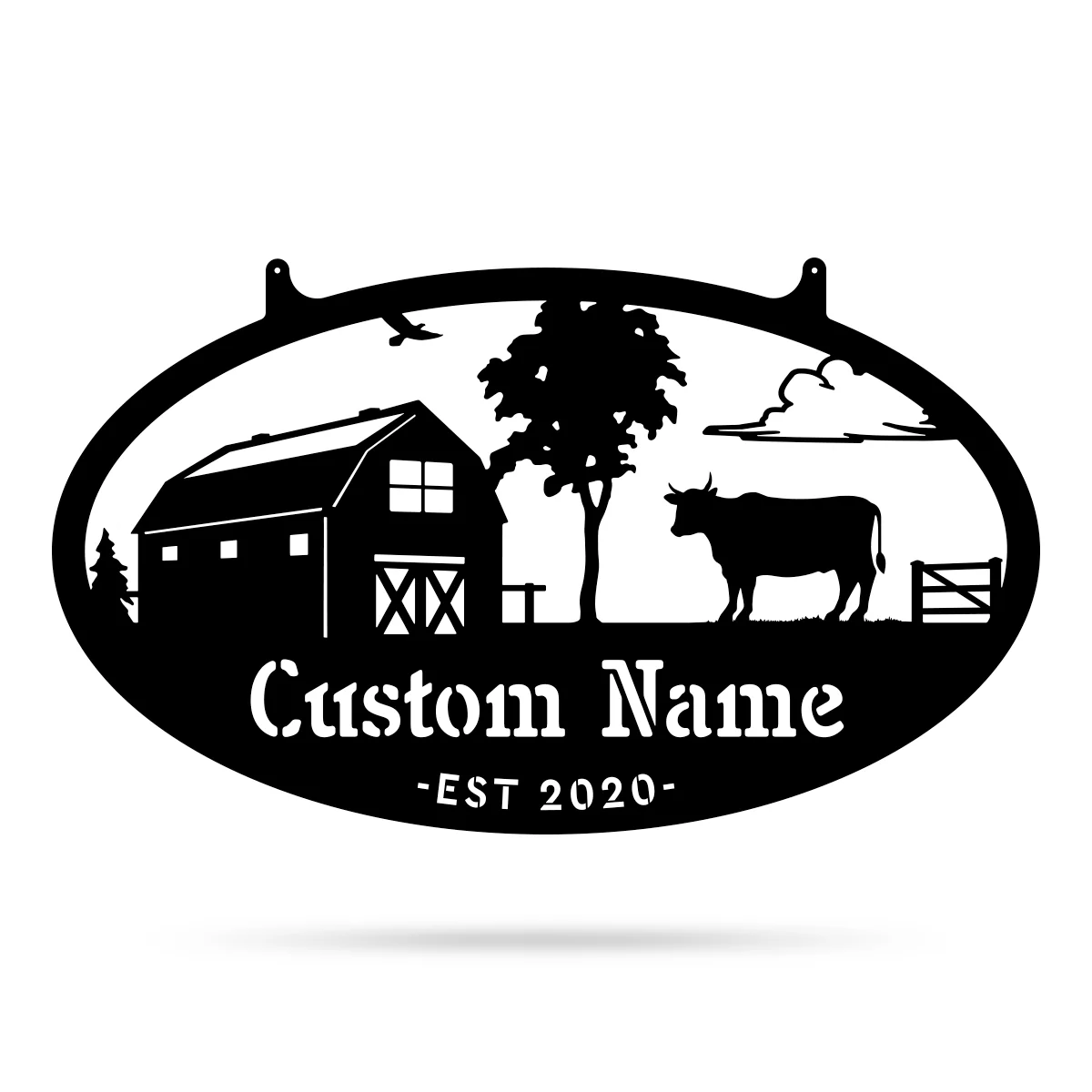 Metal Personalized Choose Your Farm Sign - Image 3