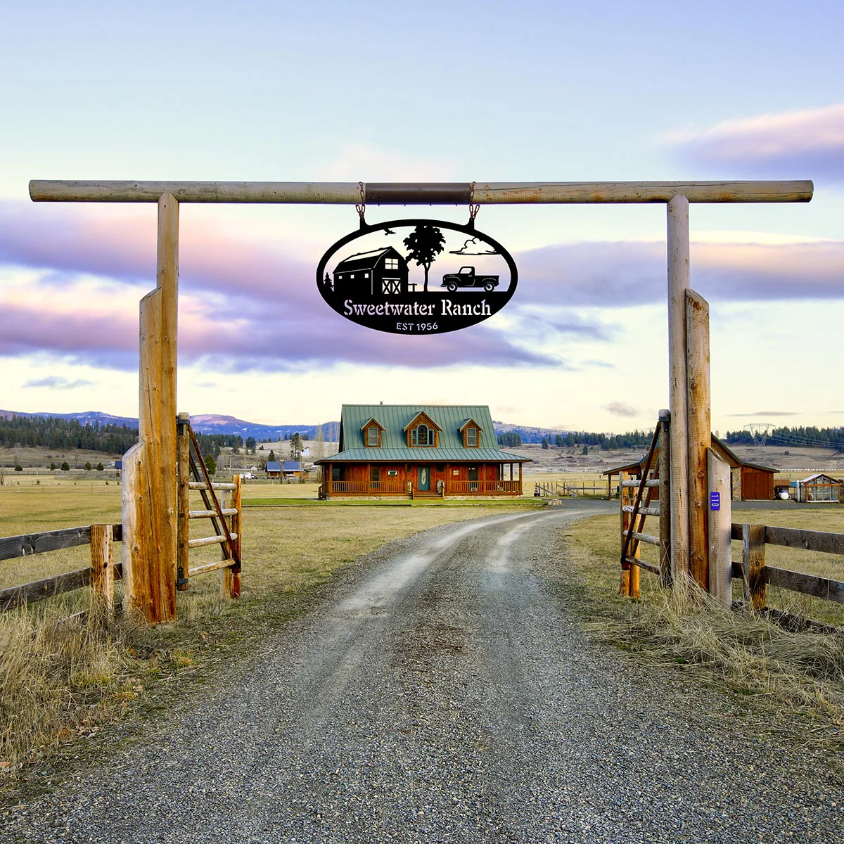 Metal Personalized Choose Your Farm Sign - Image 7