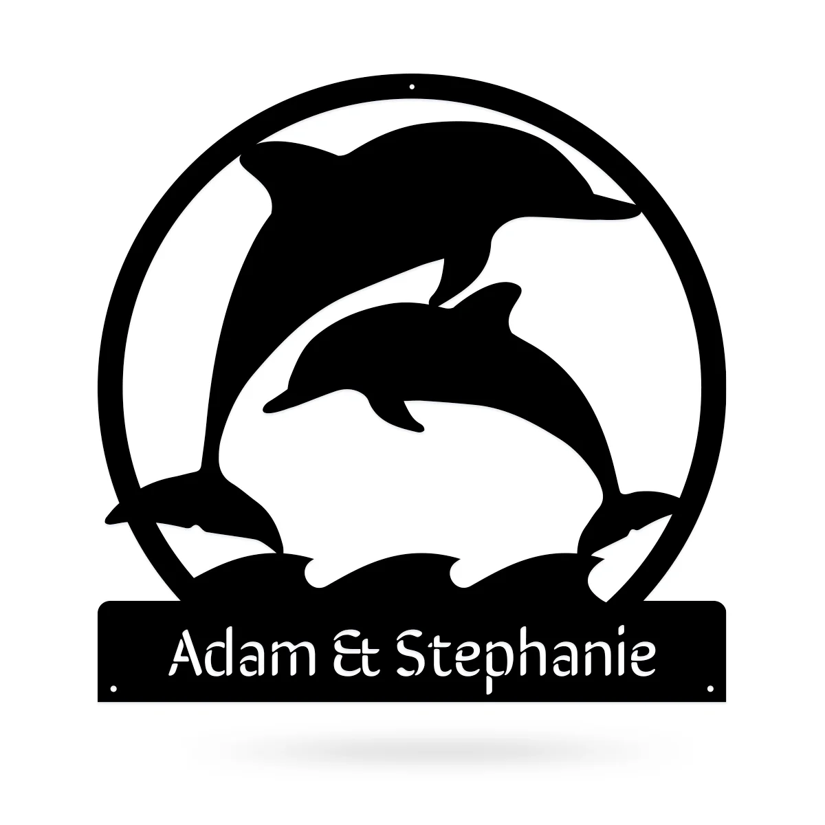 Dancing Dolphins Monogram - Image 5