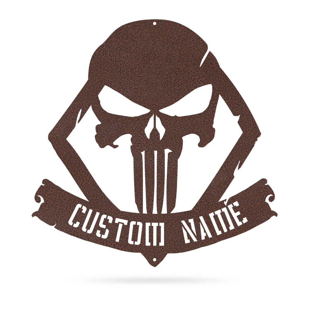 Distressed Skull Monogram Sign - Image 7