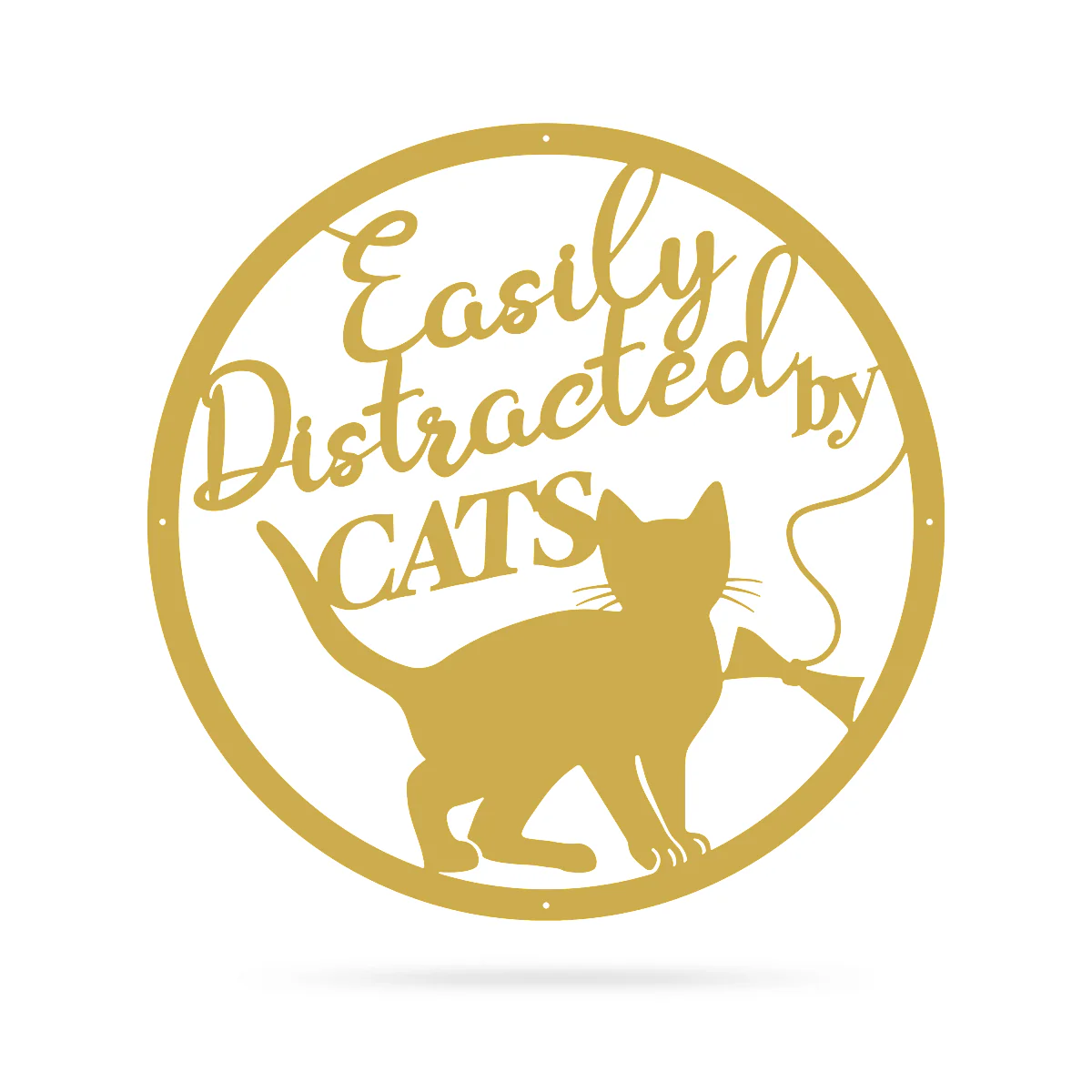 Easily Distracted By Cats Wall Art - Image 5