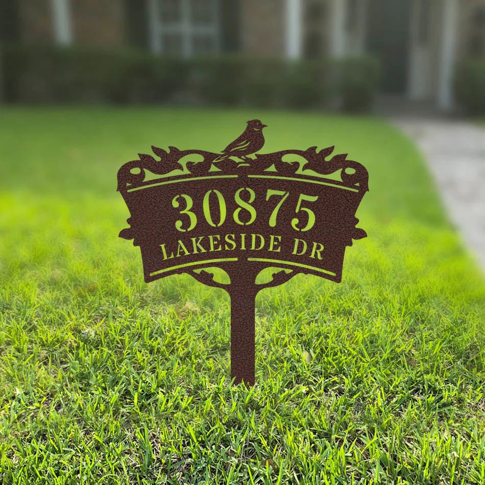 Garden Monogram Yard Sign - Image 3
