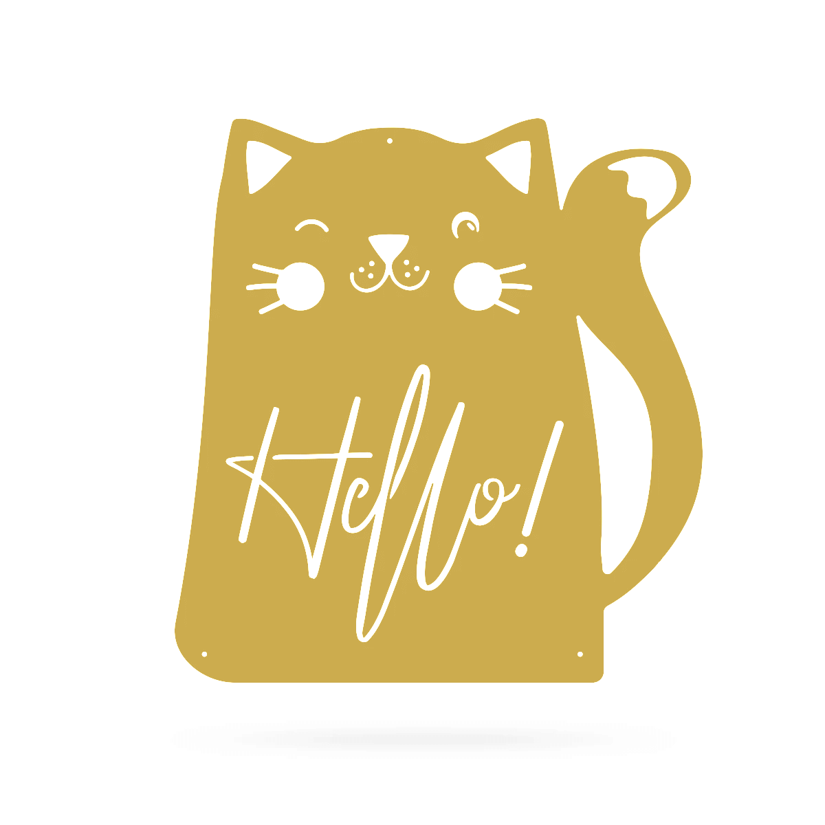 Hello Cat Wall Art - Image 3