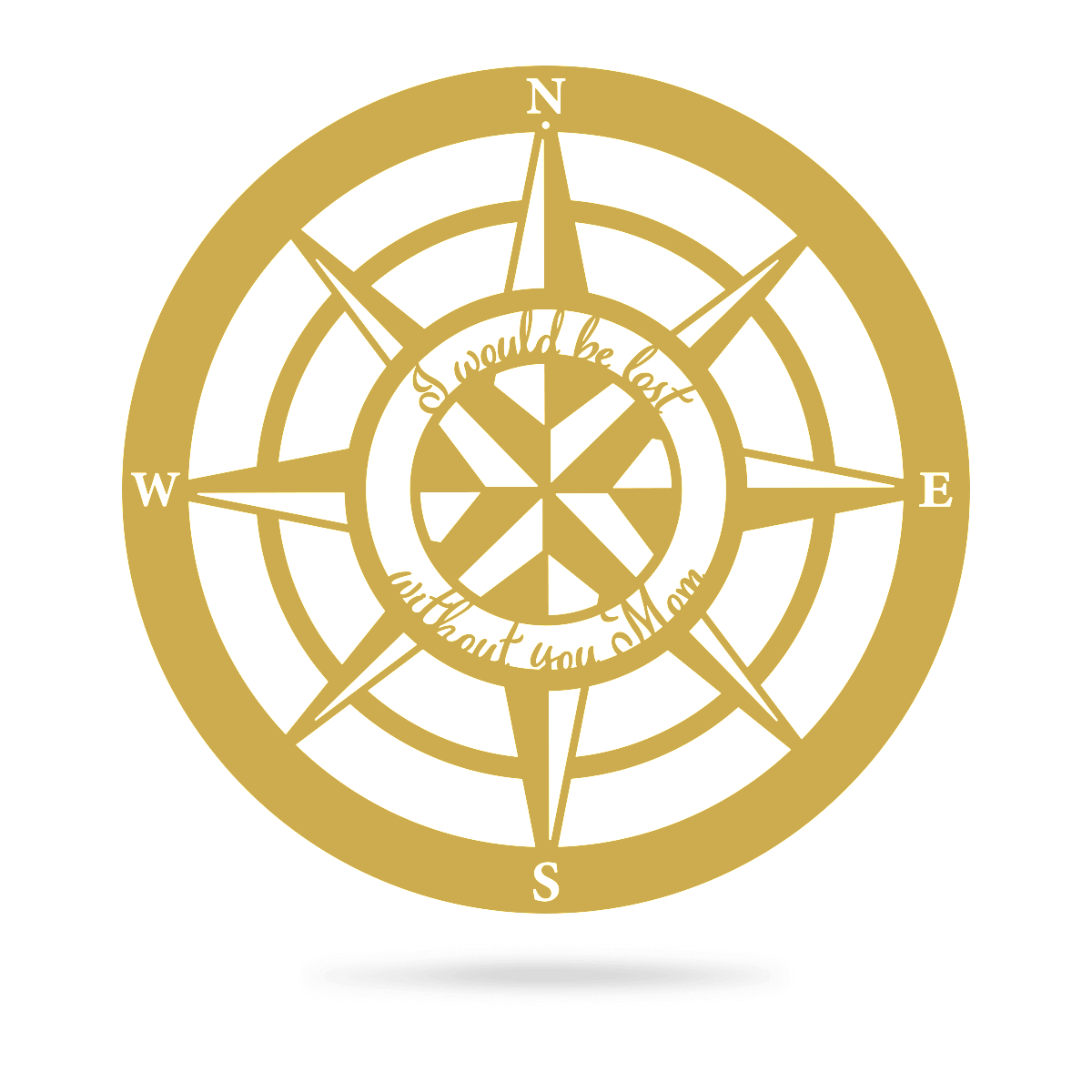 Lost Without Mom Compass Wall Art - Type A - Image 6