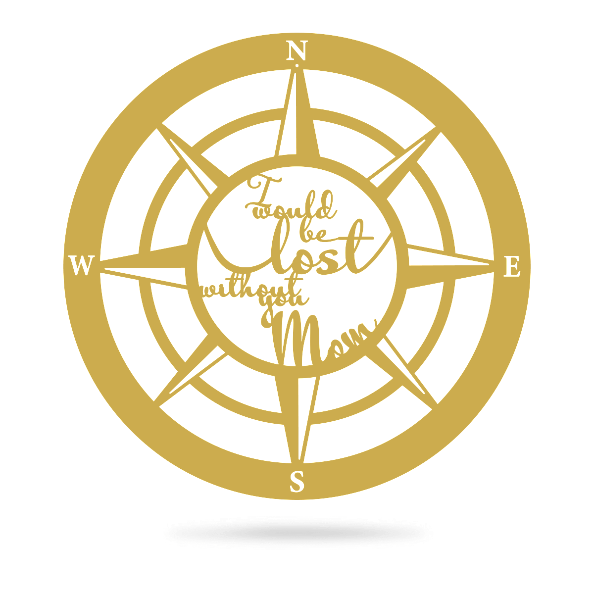 Lost Without Mom Compass Wall Art - Type B - Image 6