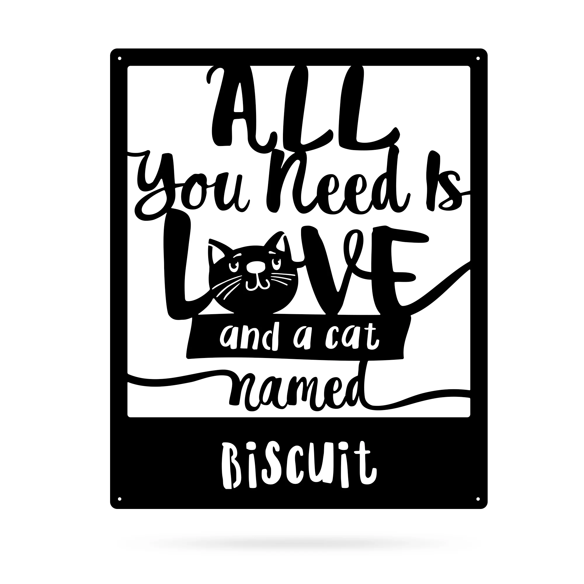 Love And A Cat Monogram - Image 5