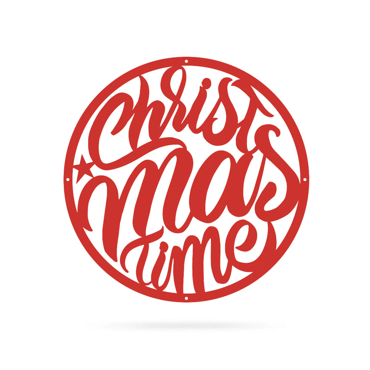 Merry Christmas Holiday Steel Sign - Image 15