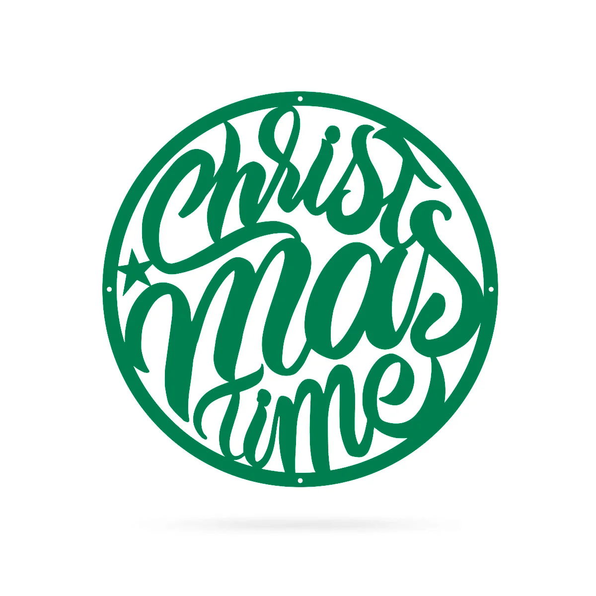 Merry Christmas Holiday Steel Sign - Image 18