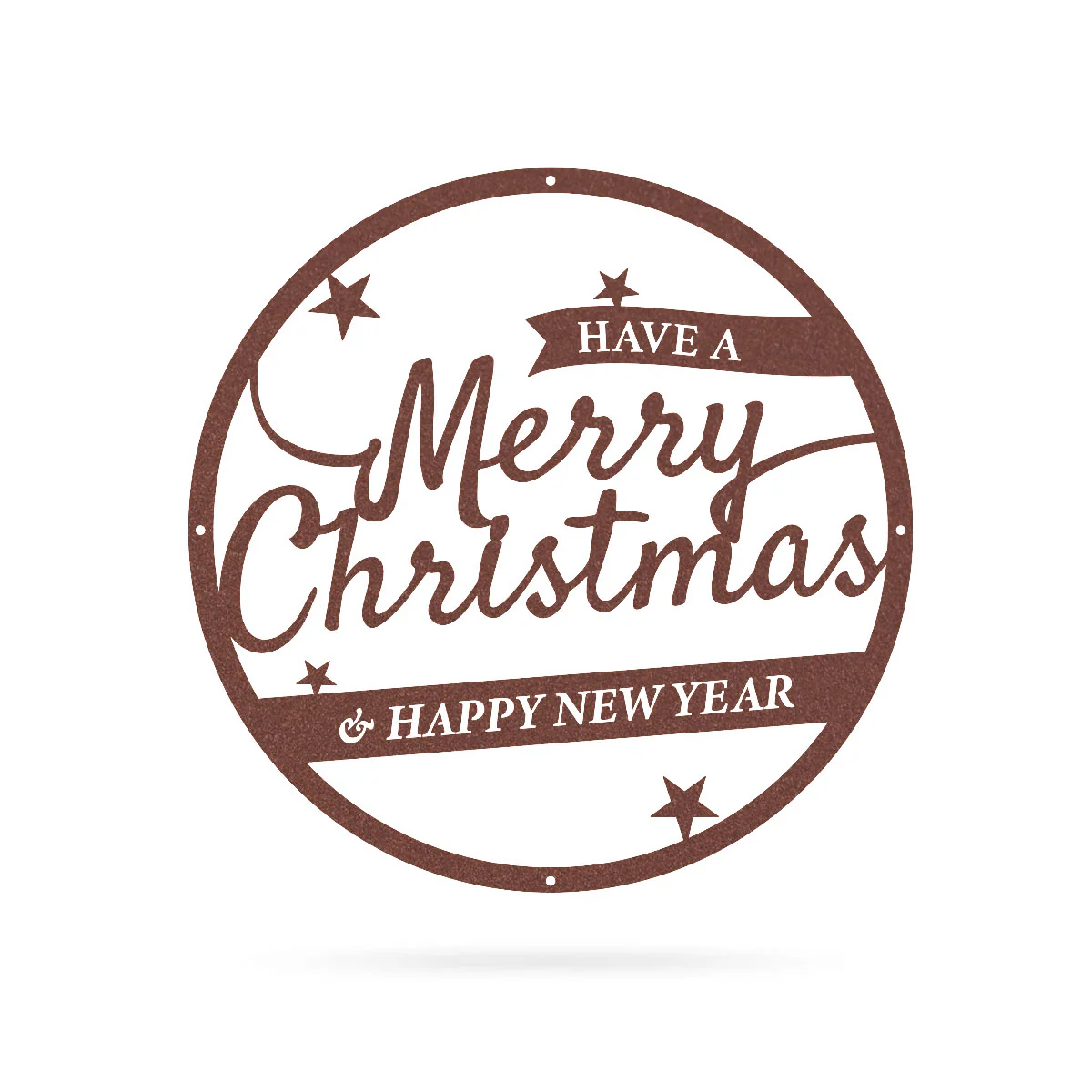 Merry Christmas Holiday Steel Sign - Image 20
