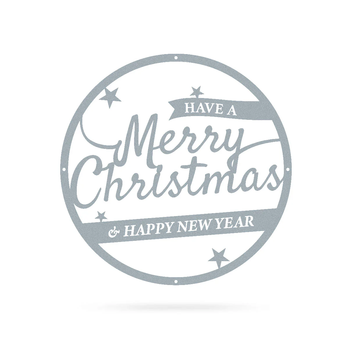 Merry Christmas Holiday Steel Sign - Image 25