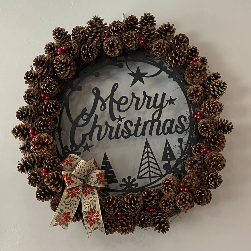 Merry Christmas Holiday Steel Sign - Image 3