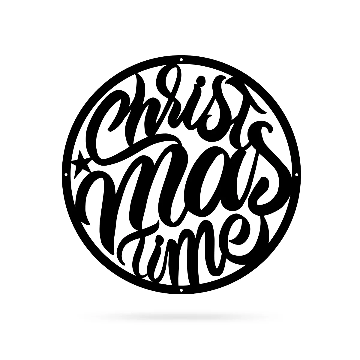 Merry Christmas Holiday Steel Sign - Image 5