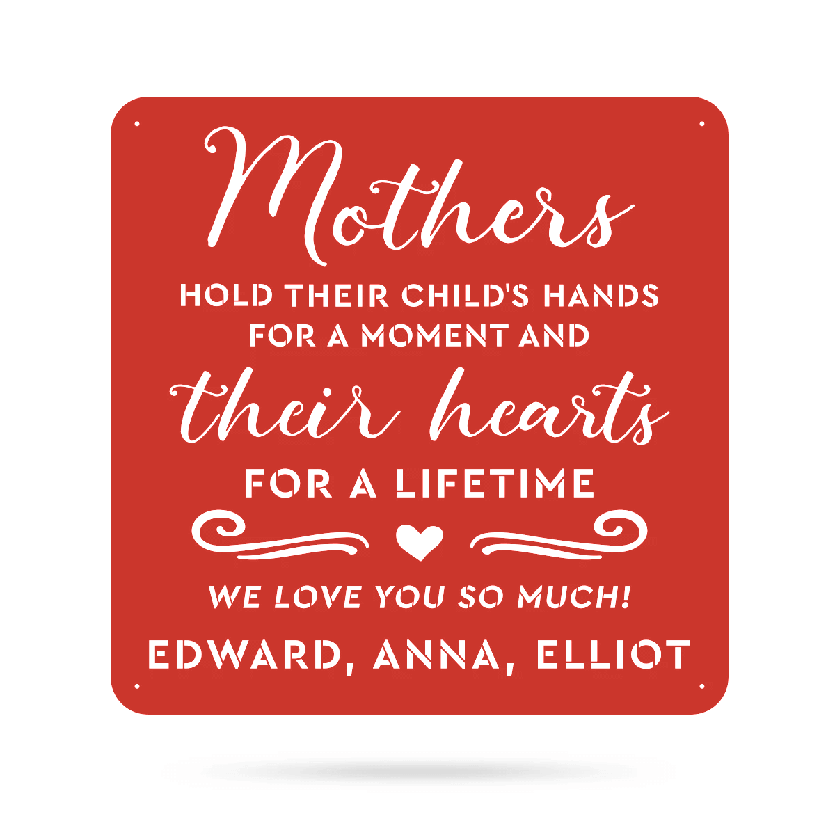 Mothers Hold Their Child's Hearts Wall Art - Image 4