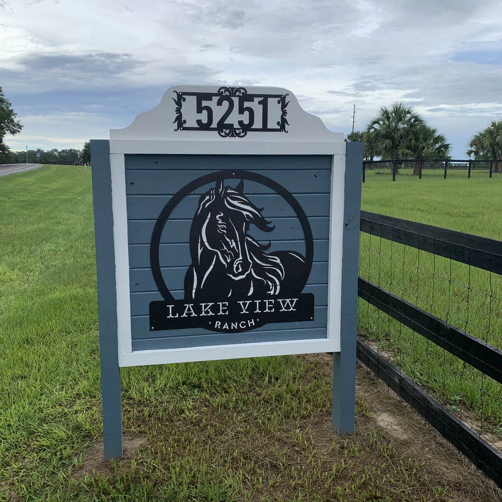 Personalized Horse Ranch Sign - Image 5