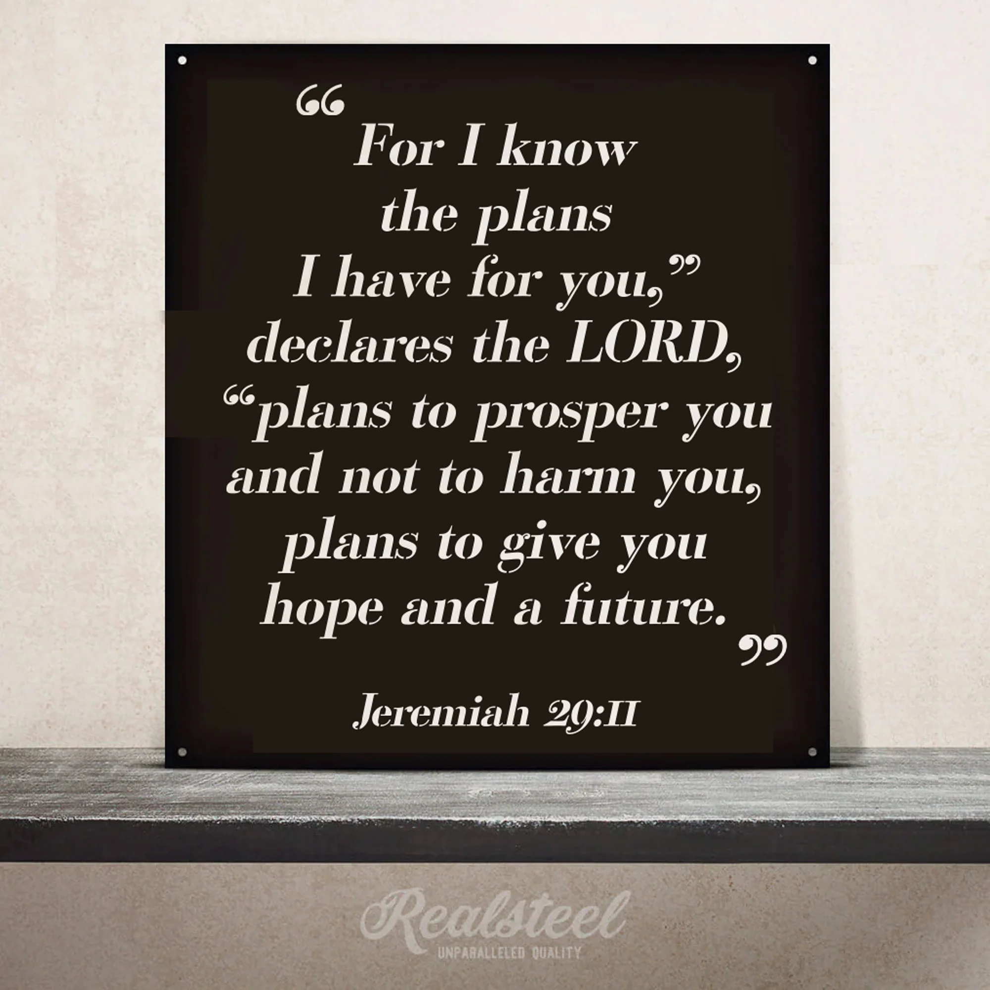Bible Quote Wall Sign - Image 12