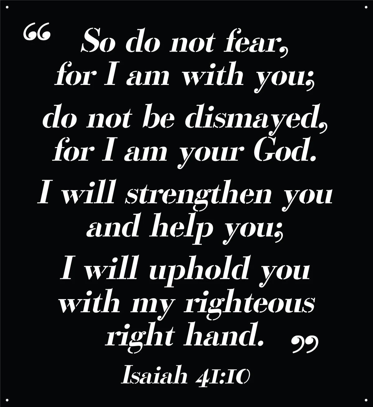 Bible Quote Wall Sign - Image 6