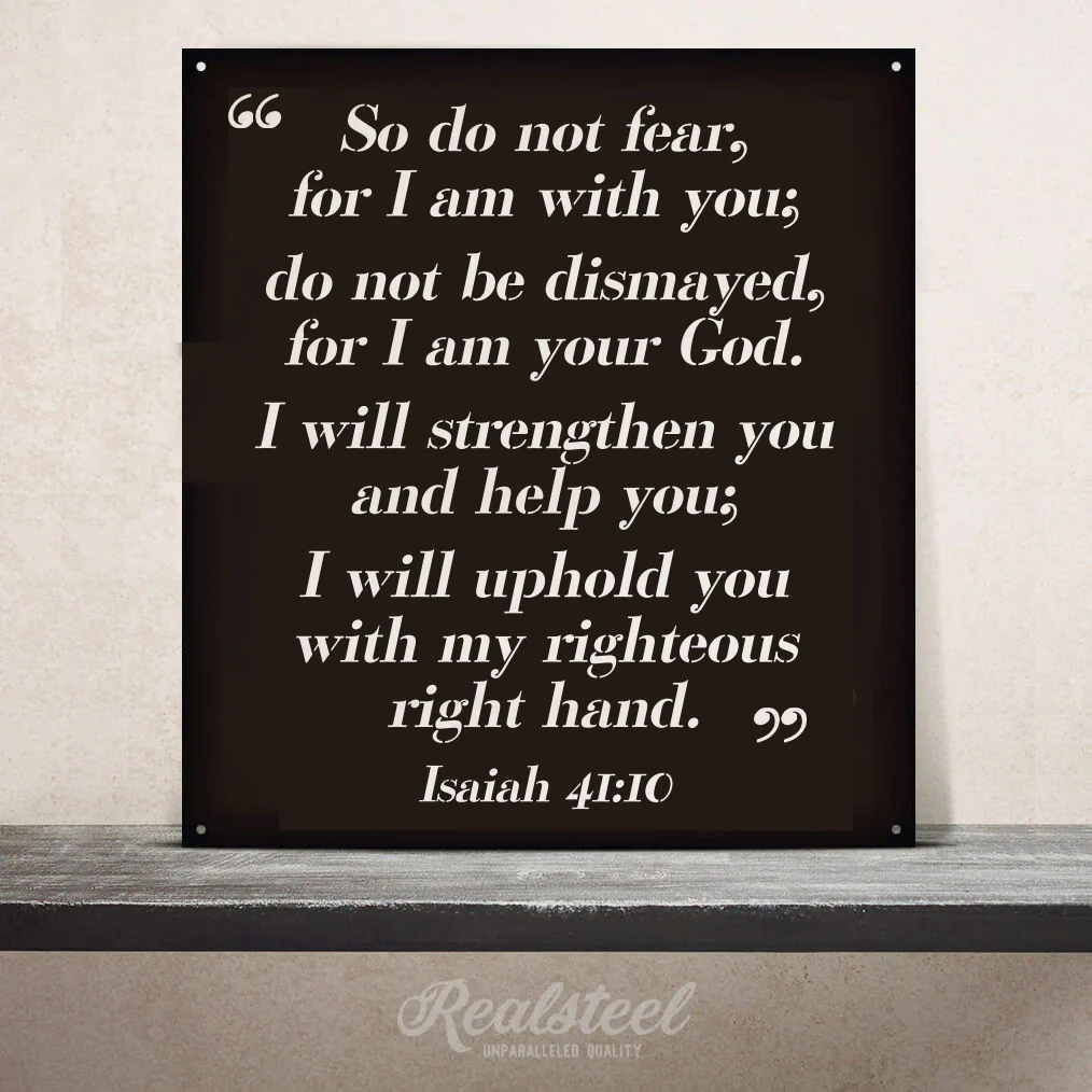 Bible Quote Wall Sign - Image 8