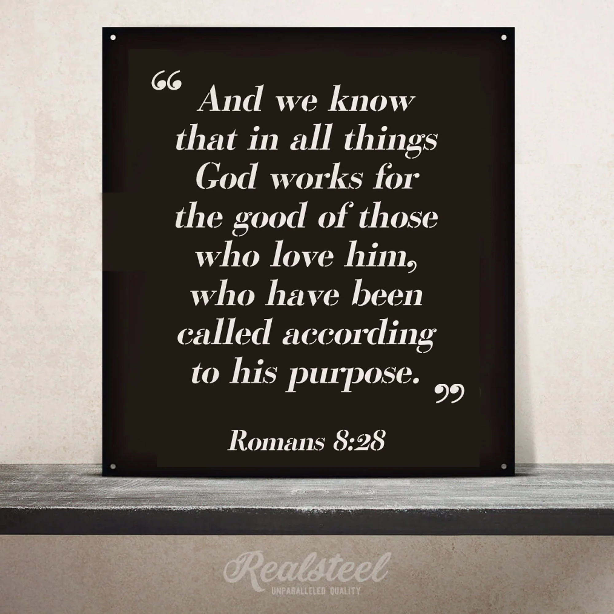 Bible Quote Wall Sign - Image 9