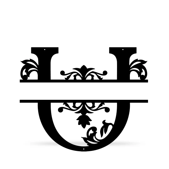 Split Letter Name Monogram - Image 27