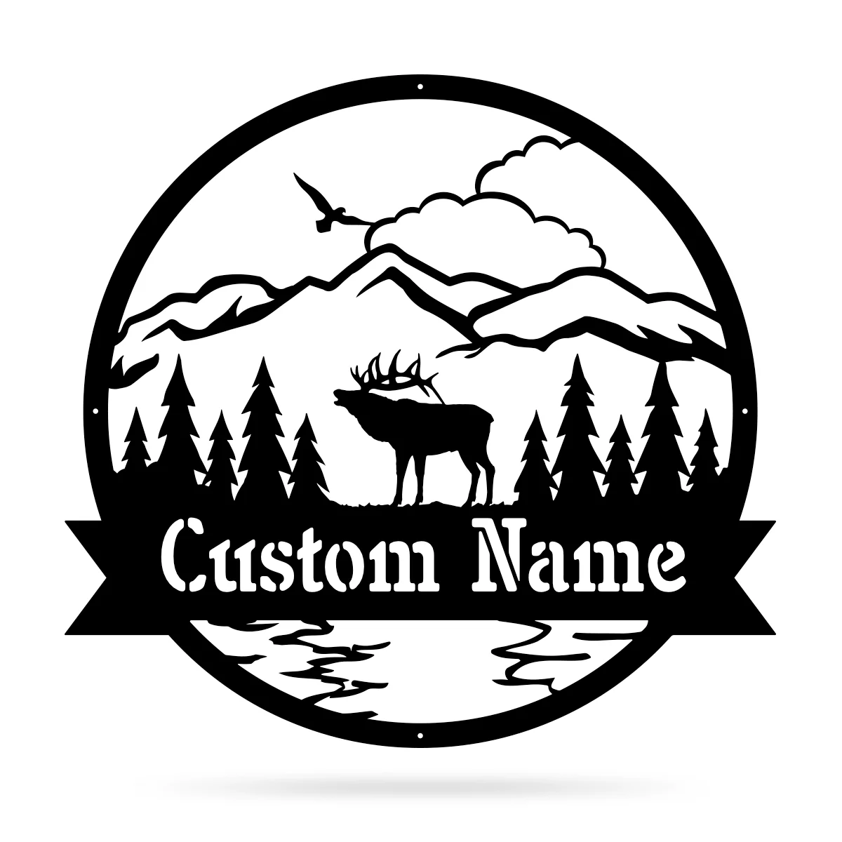 Great Outdoors Elk Monogram - Image 2