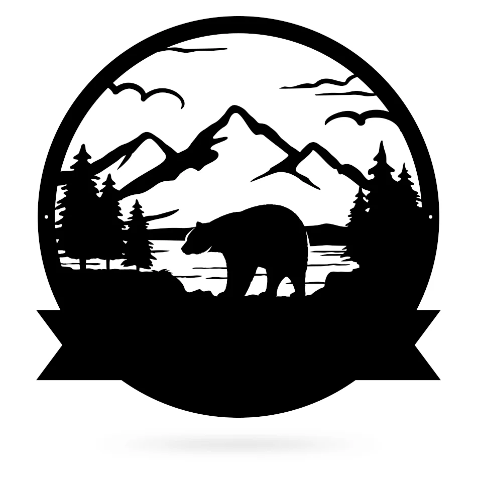 Great Outdoors Bear Monogram - Image 9