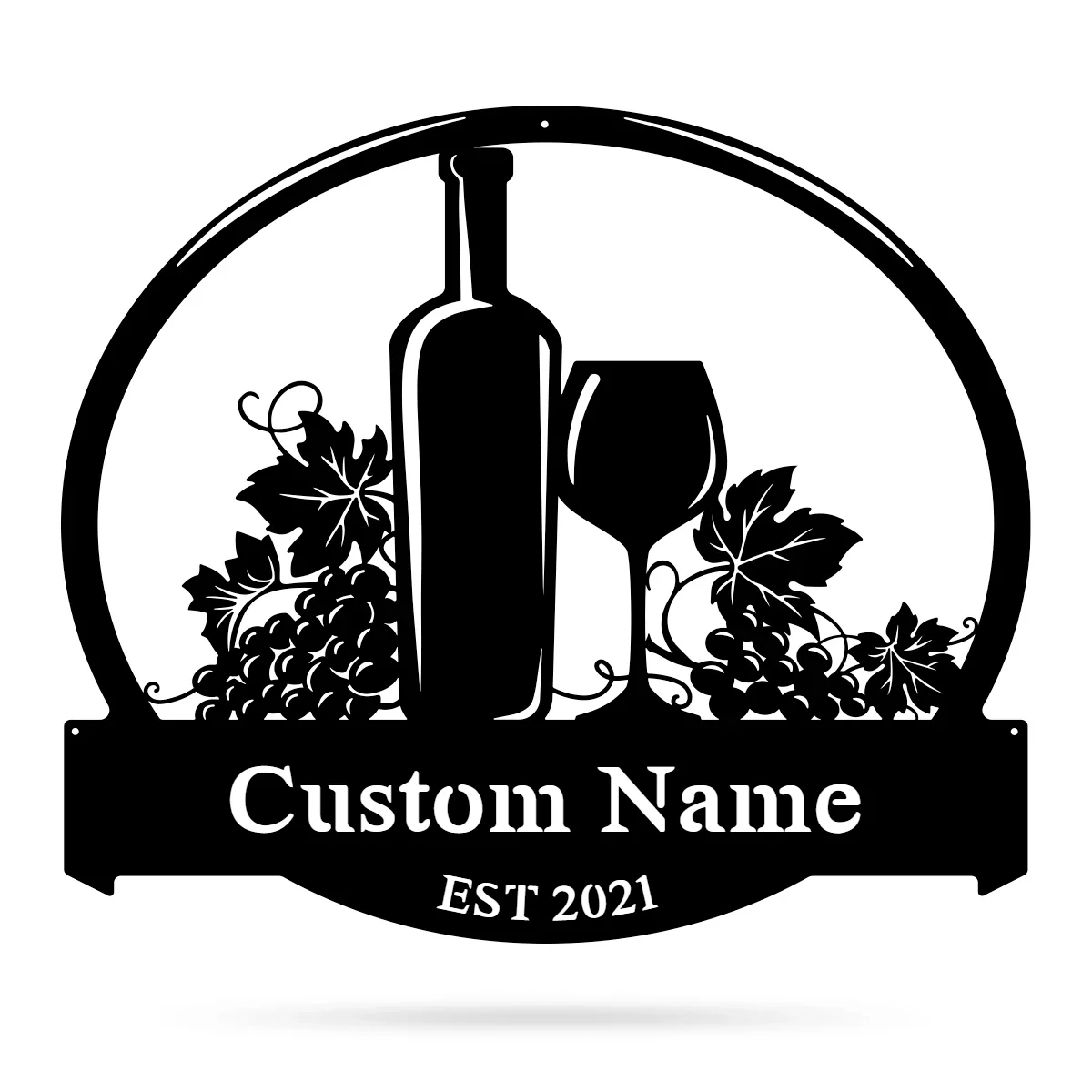 Tuscany Wine Monogram - Image 2