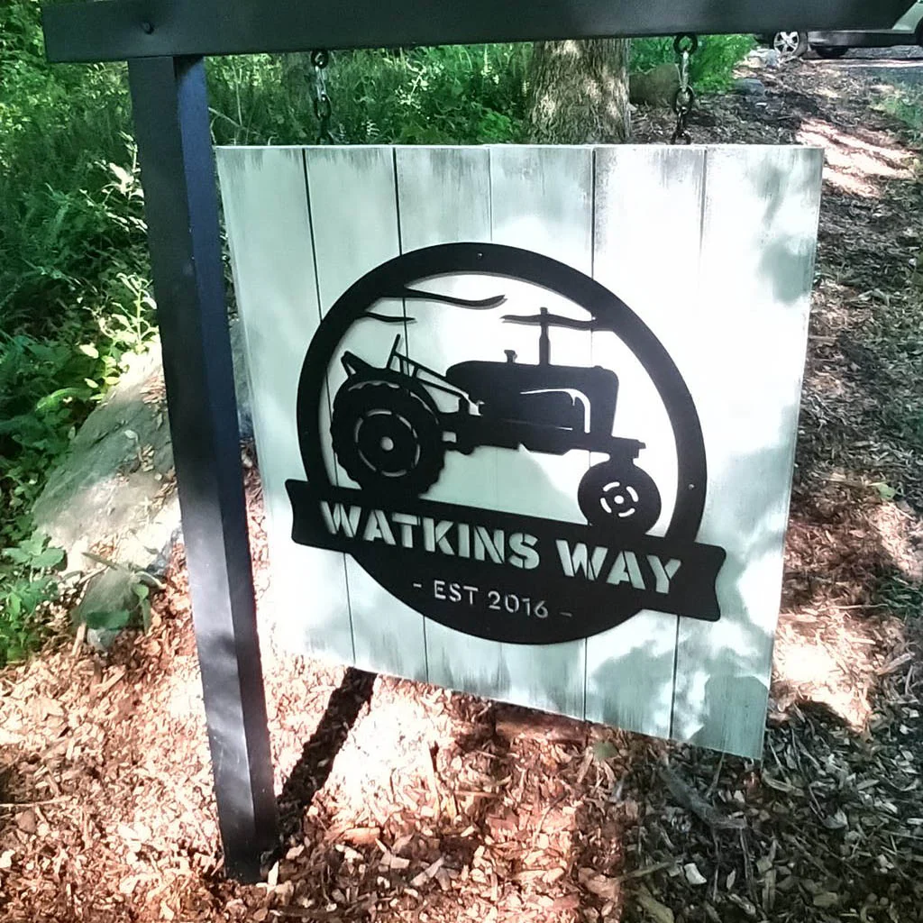 Vintage Tractor Monogram