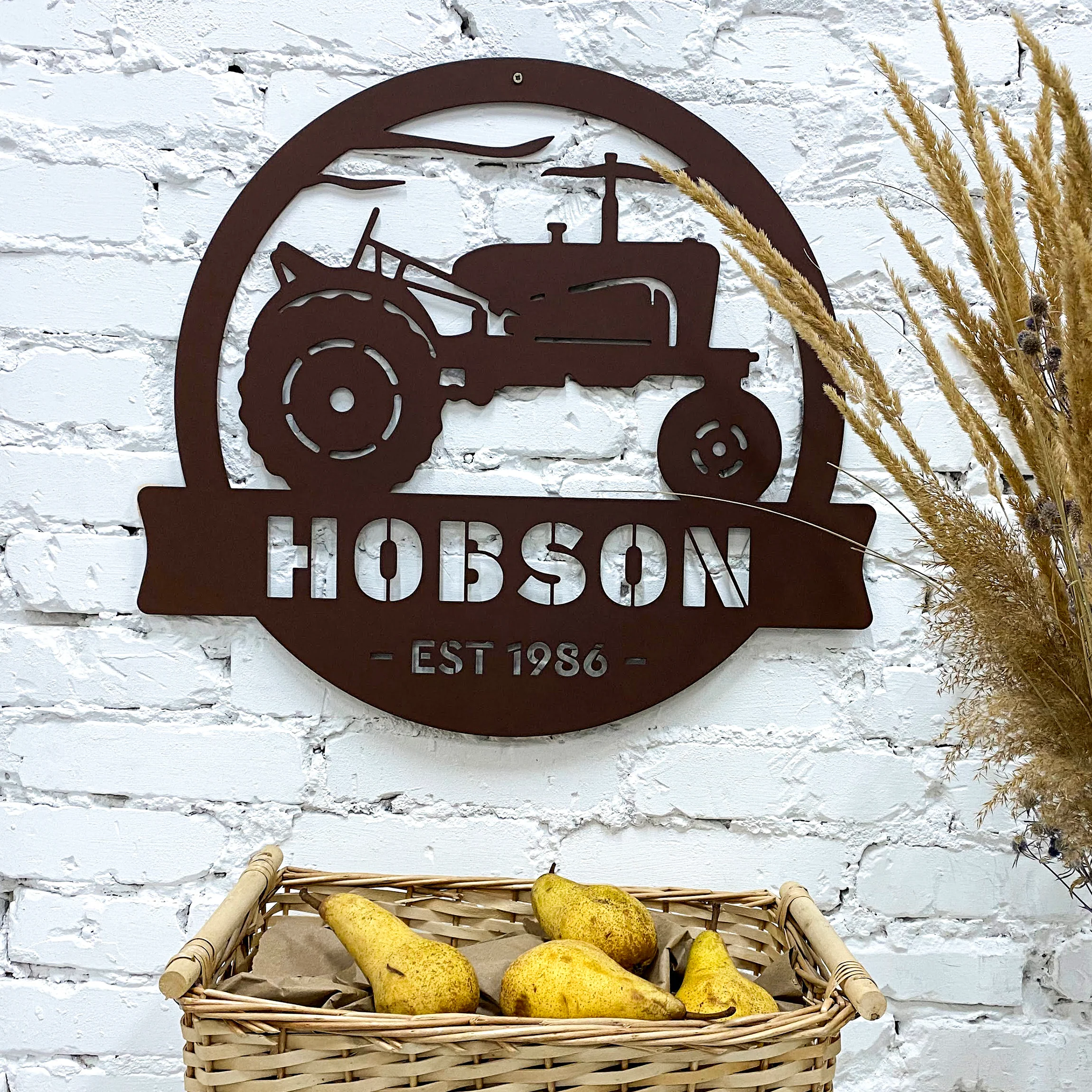 Vintage Tractor Monogram - Image 4